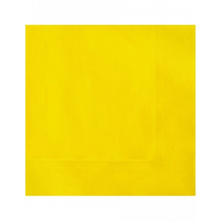 TOVAGLIOLI IN CARTA 33X33 GIALLO PZ 50