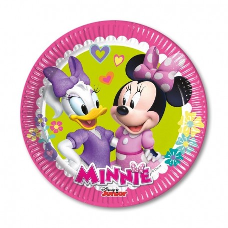 8 PIATTI MINNIE HAPPY HELPERS 20CM