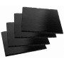 PIATTO ROCK BIG NERO 300X158 MM PZ 10