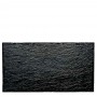 PIATTO ROCK SMALL NERO 130X90MM PZ 20