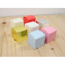 SCATOLE IN CARTONCINO 6X6X6 CM ARGENTO