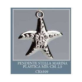 PENDENTE STELLA MARINA IN PLASTICA PZ 1