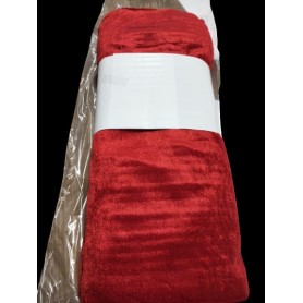 TOVAGLIA VELLUTO 1,5X3 MT ROSSO