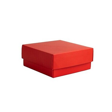 SCATOLA IN CARTONE 10X10X4,5 CM ROSSO