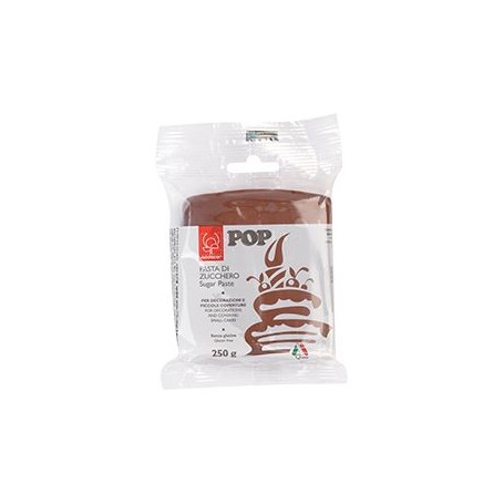 PASTA DI ZUCCHERO POP 250 G MARRONE