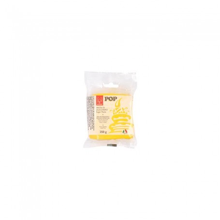 PASTA DI ZUCCHERO POP 250 G GIALLA