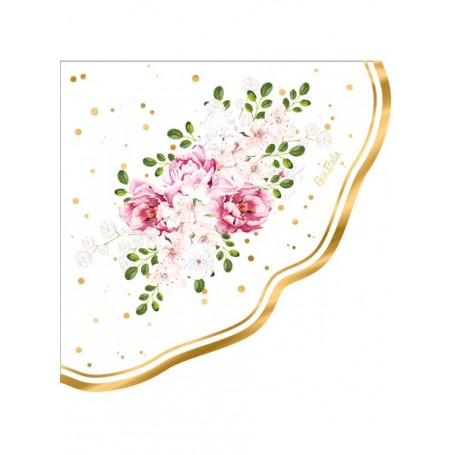 16 TOVAGLIOLI CM 33X33 QUEEN ROSE