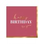 16 TOVAGLIOLI CM 33X33 HAPPY BIRTHDAY PI