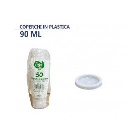 COPERCHI IN PLASTICA 90 ML PZ 50