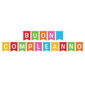 FESTONE DI CARTA BUON COMPLEANNO