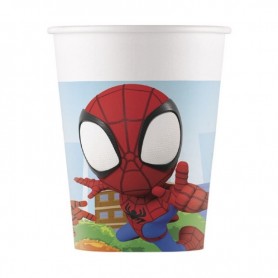 BICCH CARTA SPIDEY & FRIENDS 8PZ 200ML