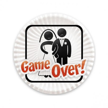 PIATTI GAME OVER 18 CM