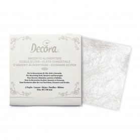 5 FOGLIE ALIMENTARI ARGENTO