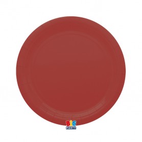 25 PIATTI ECOLOR 24CM ROSSO INTENSO