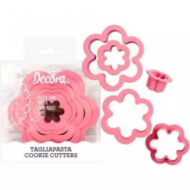 SET 6PZ TAGLIAPASTA FIORE DA 1.5CM A 8CM