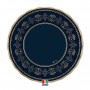 6 PIATTI FONDI CM24 ROYAL BLUE GOLD
