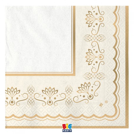 16 TOV.LI 33X33CM ROYAL IVORY GOLD