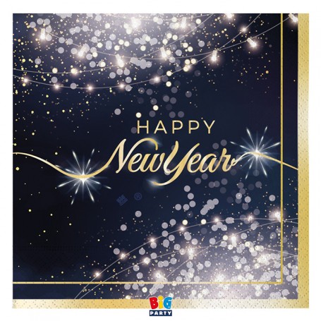 16 TOV.LI 33X33CM HAPPY NEW YEAR GLAMOUR