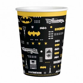 8 BICCHIERI BATMAN IN CARTA 250ML