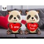 PELUCHE PANDA CUORE 55CM