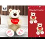 PELUCHE ORSO CUORE MIS. L