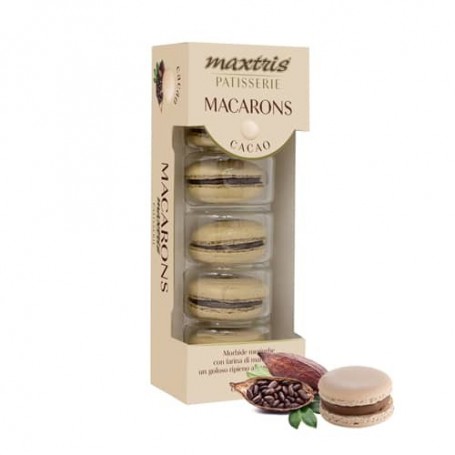 5PZ MACARONS CACAO TORTORA