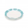 CONTENITORE PET AZZURRO PERLATO  32X4CM