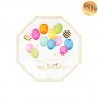 8 PIATTI BIRTHDAY BALLOONS CM 20