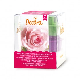 KIT TAGLIAPASTA PETALI E SEPALO DI ROSA