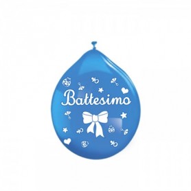 PALLONCINI BATTESIMO CELESTE PZ 20