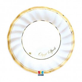 6 PIATTI 20CM SPOSI CLASSIC GOLD