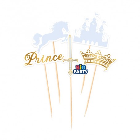 5 MINI CAKE TOPPER SAGOMATI PRINCIPE