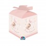 10 SCAT BATTESIMO BABY BEAR ROSA 5X7X5CM