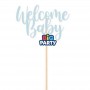MINI CAKE TOPPER WELCOME BABY AZZ.