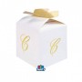 10 SCAT CUBETTO FIOCCO LETT C 5X7X5CM