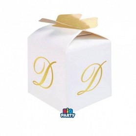 10 SCAT CUBETTO FIOCCO LETT D 5X7X5CM