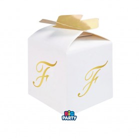 10 SCAT CUBETTO FIOCCO LETT F 5X7X5CM