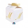 10 SCAT CUBETTO FIOCCO LETT M 5X7X5CM