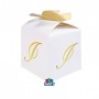 10 SCAT CUBETTO FIOCCO LETT I 5X7X5CM