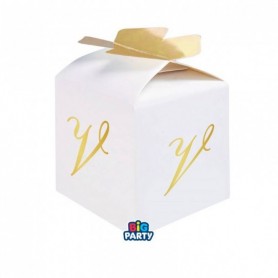 10 SCAT CUBETTO FIOCCO LETT V 5X7X5CM