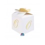 10 SCAT CUBETTO FIOCCO LETT O 5X7X5CM