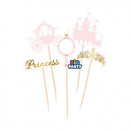 5 MINI CAKE TOPPER PRINCIPESSA