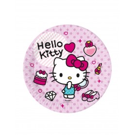 8 PIATTI HELLO KITTY 23CM
