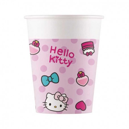 8 BICCH. HELLO KITTY 200 ML