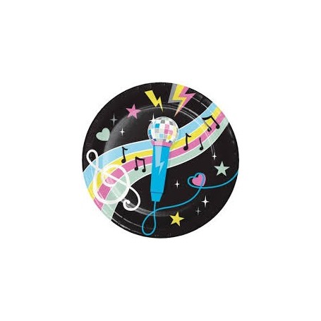8 PIATTI BIRTHDAY BEATS 22CM