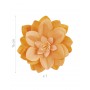 NINFEA IN CIALDA ARANCIO 14 CM