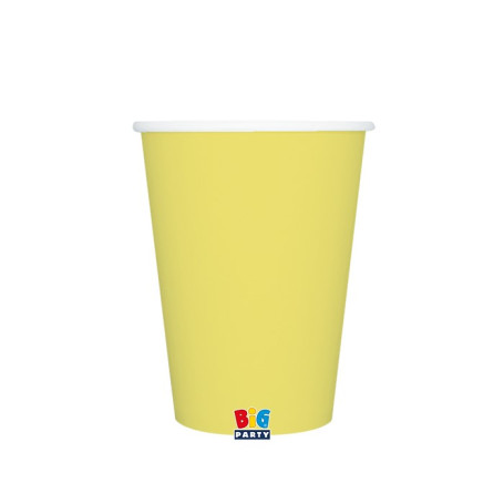 50 BICCH ECOLOR 200C GIALLO BABY