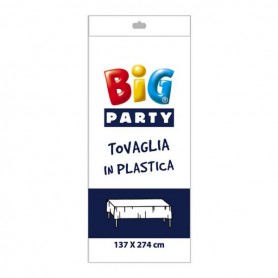 TOVAGLIA IN PLASTICA BIANCA CM 137X274