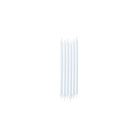 6 CAND MATITE PERLATE+ SUPP 15CM