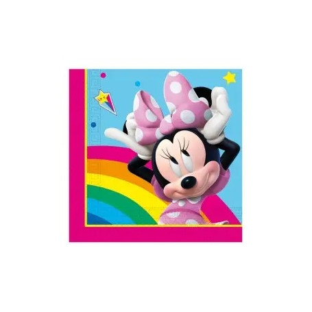 TOVAGLIOLI 33X33 20PZ MINNIE RAINBOW
